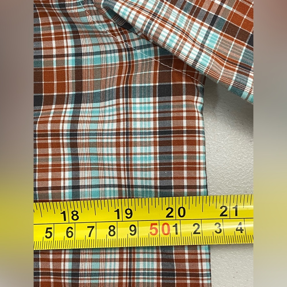 Patagonia Men’s Organic Cotton Shirt Size M Plaid Short-Sleeve Button-Up - Picture 8 of 9
